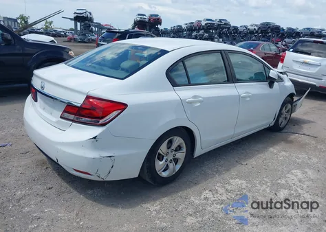 2013 Honda Civic Lx from USA, damaged, VIN 2HGFB2F53DH590846